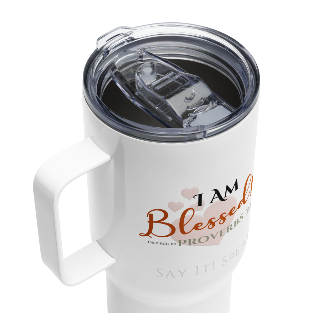 The Mother's Mug - I Am Blessed! ❤️ TRAVEL Confession Mug™️ - 25 oz.