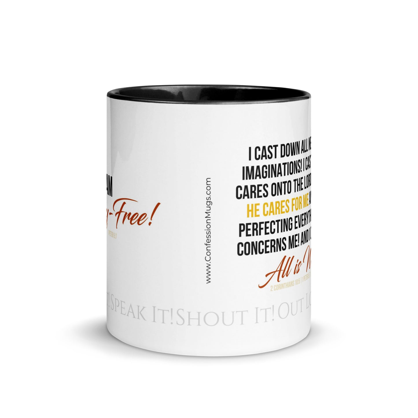 I am Worry Free! ❤️ Confession Mugs™️